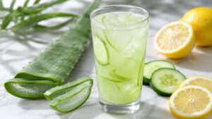 Aloe Vera Cucumber and Lemon Gut Reset Juice